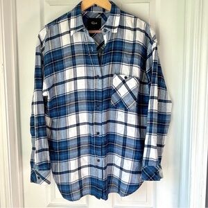 Rails Jackson Plaid Blue Button Down Shirt